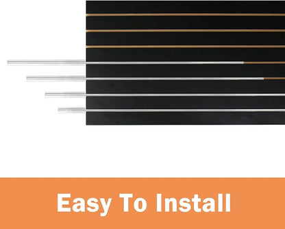 48"-Slatwall Panels Aluminum Slatwall Inserts-15Pcs - Image 5