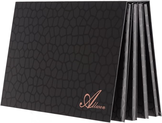 Allwon 4-Layer Book Shaped Magnetic Palette Large Empty Makeup Palette Storage by Allwon