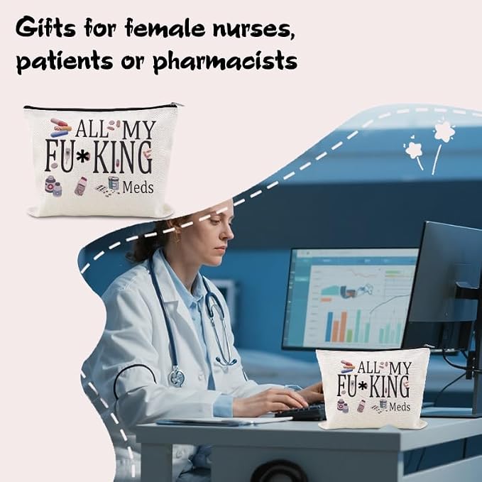 YangQian Medicine Bag Gifts for Women Nurse Practitioner Birthday Christmas - Image 2