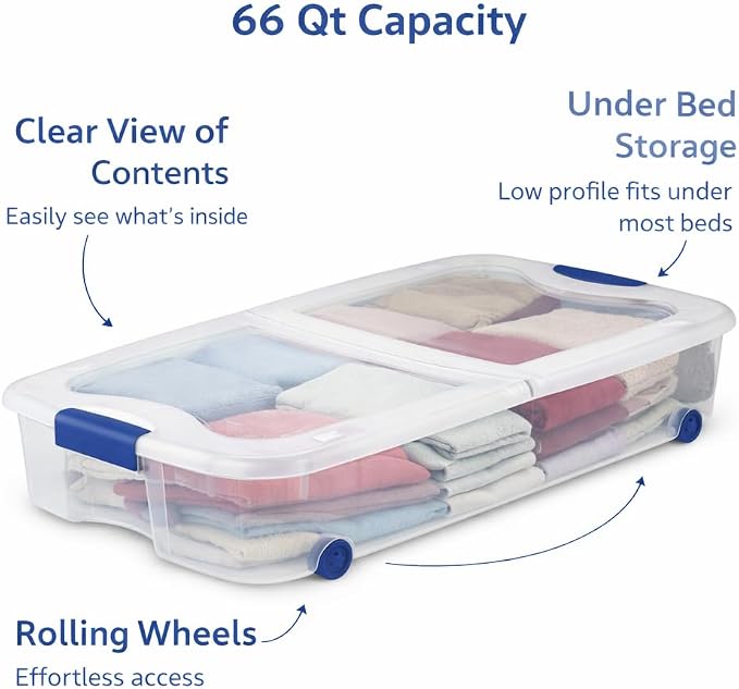 66 Quart Underbed Storage Bin - Image 6