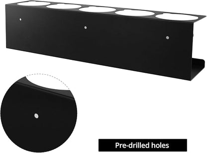 QWORK Heavy-Duty Aerosol Spray Can Holder Rack Organizer, Powder-Coated - Image 5