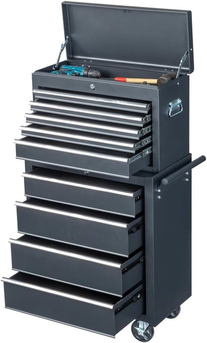 Metal Rolling Tool Box Organizer | Lockable Tool Chest by NAICKUC