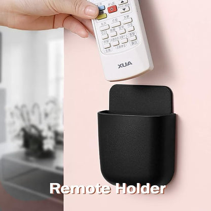 3 Pcs Remote Control Holder, Wall Mount Pen Holder Hole-Free Self Adhesive - Image 2