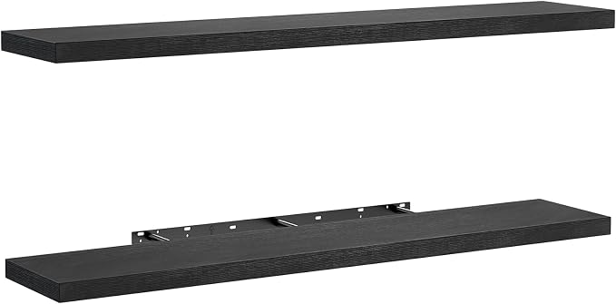 AMADA HOMEFURNISHING Floating Shelves Wall Mounted, 47 x 8 Inch Wall Shelves by AMADAHOMEFURNISHING