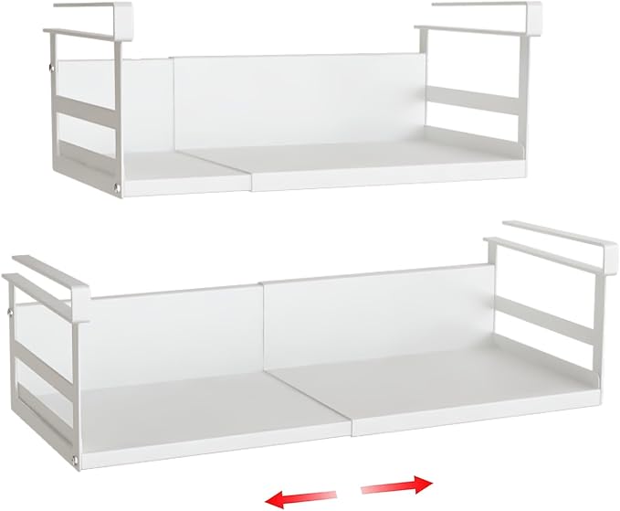 Expandable Under Cabinet Shelf Organizer by SHINEWON