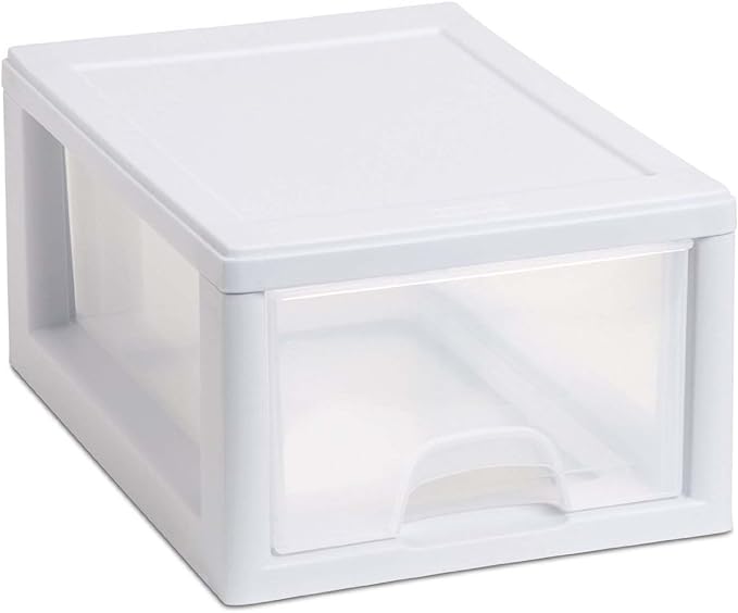 Sterilite 6 Qt Stacking Drawer, 6 Pack - Image 4