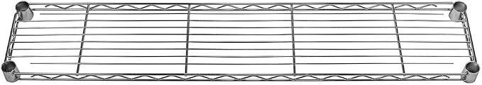 Shelving Inc. 8" d x 42" w Chrome Wire Shelving - Image 3