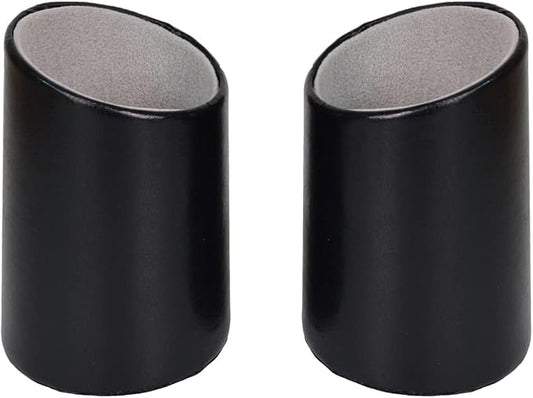 2 Pack Eyeglasses Holder PU Leather Glasses Stand Case Holder by Bleiou