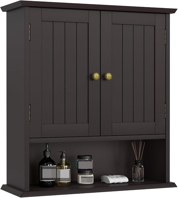 Bathroom Wall Cabinet, Over the Toilet Storage Cabinet by MinoKesper