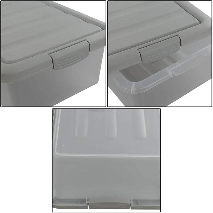 14 Quart Plastic Storage Box, 2 Packs - Image 4