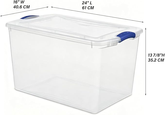 66 Qt Plastic Storage Bins - Image 2