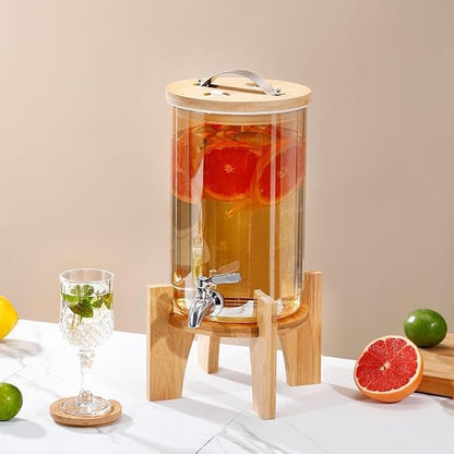 Glass Drink Dispenser, 2.9 gallons, - Image 7