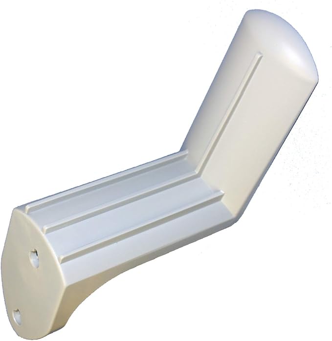 Replacement Part For Built-In Vaccum Cleaner White Plastic Hose Hook Central by TOP+VACUUM+PARTS