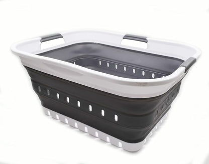 SAMMART 42L Collapsible Plastic Laundry Basket - Image 2