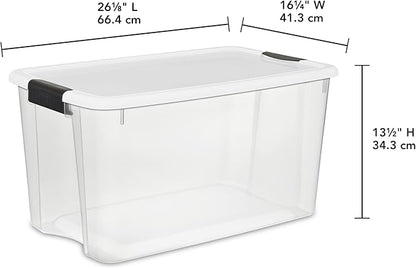 Sterilite 8 Pack Ultra Latching Box, Storage Bins - Image 3