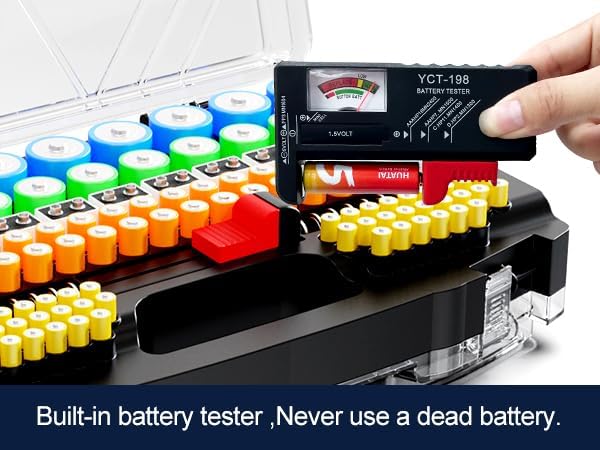 Battery Organizer Storage Holder Box Case - Image 5