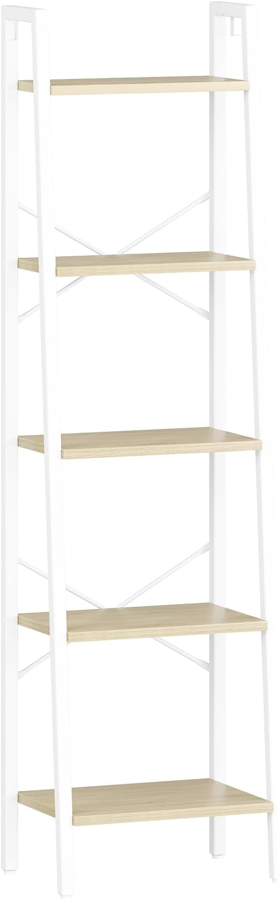 Hzuaneri Ladder Shelf, Freestanding Corner Storage Shelf | Bookcase - Image 9