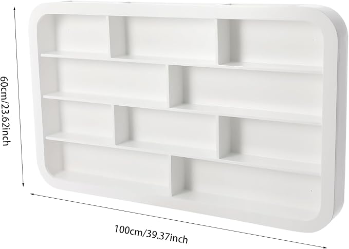 Hanging Nail Polish Display Rack, 4-Tier Wall Mount Nail Polish Organizer - Image 2