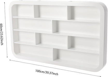 Hanging Nail Polish Display Rack, 4-Tier Wall Mount Nail Polish Organizer - Image 2