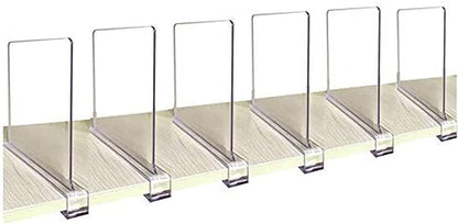 CY craft Acrylic Shelf Divider, Wood Shelf Dividers by CYcraft