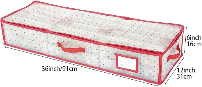 Sattiyrch Plastic Christmas Ornament Storage Box - Image 3