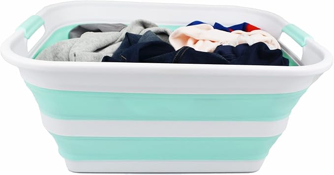 SAMMART 42L Collapsible Plastic Laundry Basket - Image 6