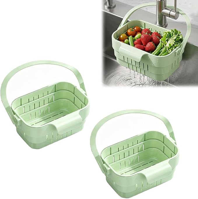 Foldable Kitchen Sink Strainer, Hanging Sink Drain Basket by Unknown