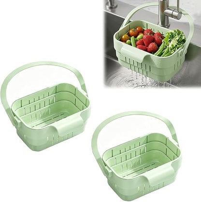 Foldable Kitchen Sink Strainer, Hanging Sink Drain Basket by Unknown