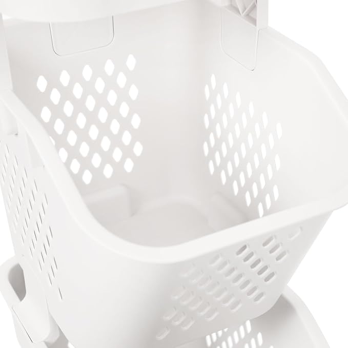 4-Tier Plastic Laundry Hamper Sorter - Image 5