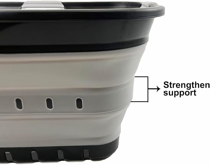 SAMMART 42L Collapsible Plastic Laundry Basket - Image 5