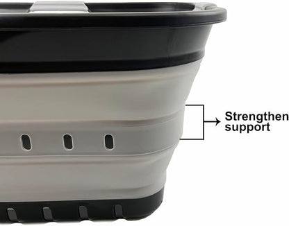 SAMMART 42L Collapsible Plastic Laundry Basket - Image 5
