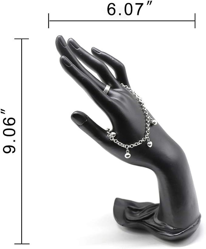Resin Lotus Flower Ring and Bracelet Artcraft Hand Display Rack - Image 4