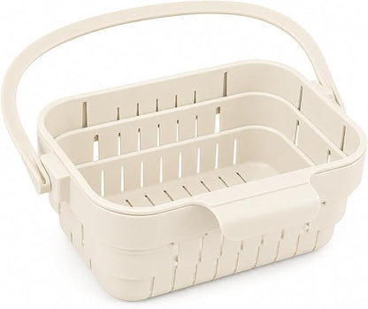 Foldable Hanging Sink Drain Basket Collapsible Colander by Muzuja