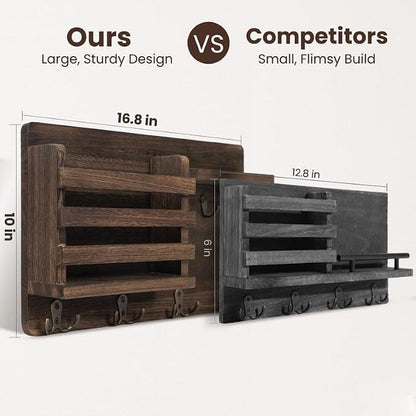 Nekon Mail Holder for Wall Mail Organizer - Image 6