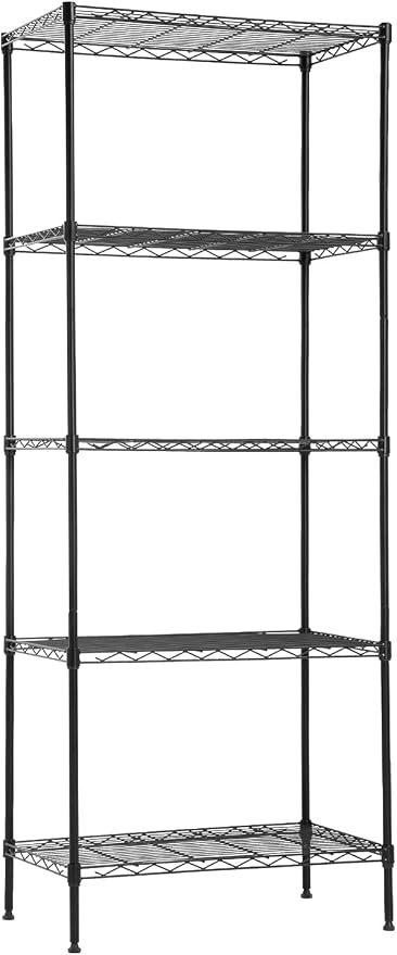 14" D×24" W×60" H Wire Shelving Unit Metal Commercial Shelf by FDW