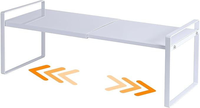 Expandable Cabinet Shelf Organizer Riser by LJHFUQHUHU