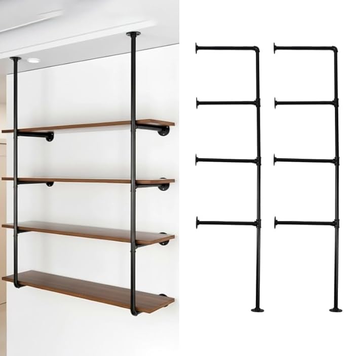 Industrial Pipe Shelving System by Unknown