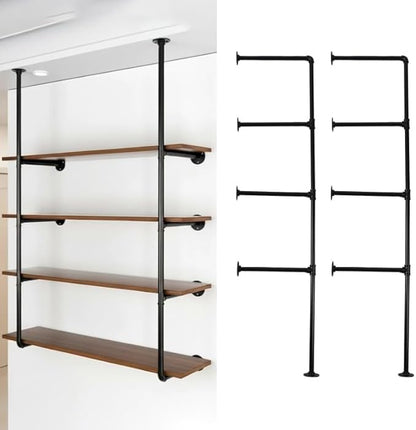 Industrial Pipe Shelving System by Unknown