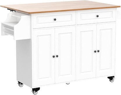 Kitchen Island on Wheels Kitchen Cart - Image 4