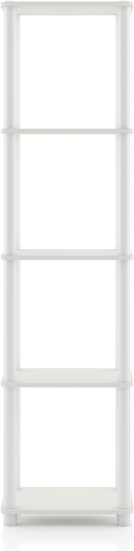 Homes: Inside + Out Apexa Modern 5-Tier Narrow Shelving Units, Collectibles - Image 12
