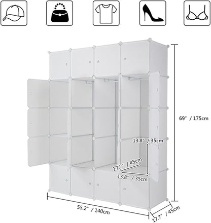 20 Cubes Storage Organizer, Closet Organizers Storage Shelf - Image 4
