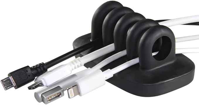 Desktop Cable Organizer, No Bad Smell, Bundled by ENVISIONED