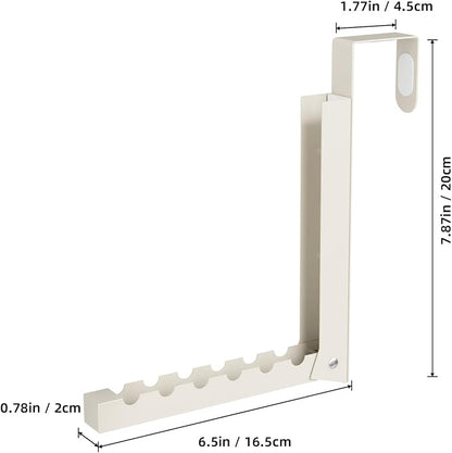 BAKON Over The Door Hanger Folding Clothes Drying Rack, Folding Hanging Coat - Image 6