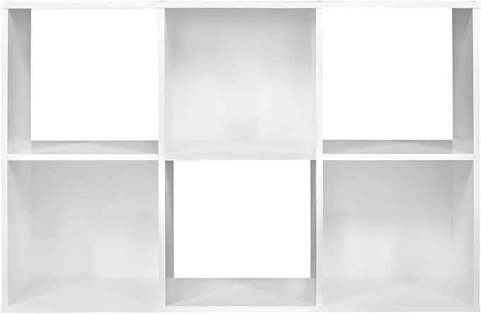 ClosetMaid Cubeicals 6 Cube Storage Shelf Organizer Bookshelf, Vertical or - Image 4