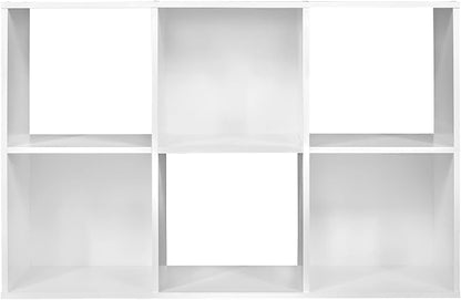 ClosetMaid Cubeicals 6 Cube Storage Shelf Organizer Bookshelf, Vertical or - Image 4