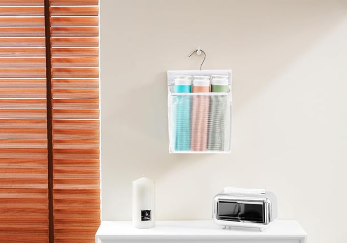 ALYER Hanging Mesh Shower Caddy Organizer Bathroom Storage Bag - Image 6