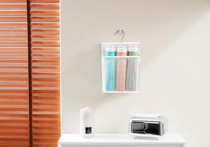 ALYER Hanging Mesh Shower Caddy Organizer Bathroom Storage Bag - Image 6