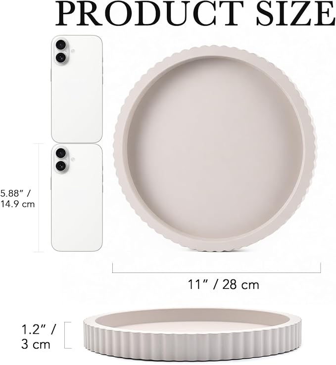 Modern Decorative Tray for Coffee Table, Kitchen Island Counter & Table - Image 3