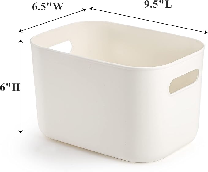 Yopay 6 Pack Plastic Storage Bin - Image 2