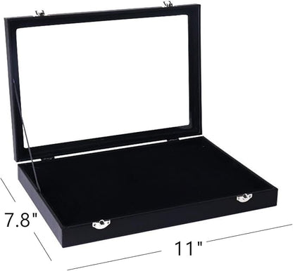TANG SONG 11'' x 7.9'' Brooch Storage Box Lapel Pin Display Case Jewelry - Image 2